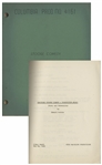 Moe Howards 27pp. Script Dated May 1950 for The Three Stooges Film Merry Mavericks -- With 3 Additional Pages of Script Revisions Annotated by Moe -- Very Good Plus Condition